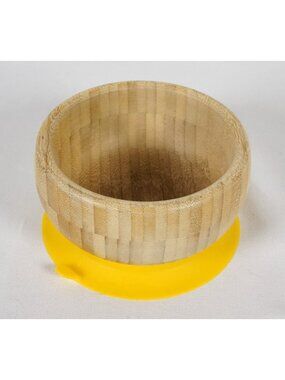 Avanchy Bamboo Bamboo Stay Put Suction Bottom Child’s Snack Bowl
